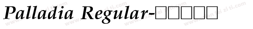 Palladia Regular字体转换